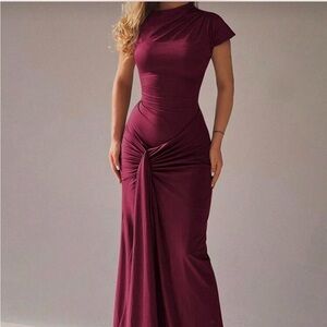 Burgundy Maxi dress